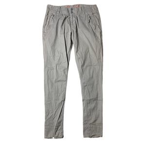 Pete & Greta Gray Ankle Zip Pants Size 8